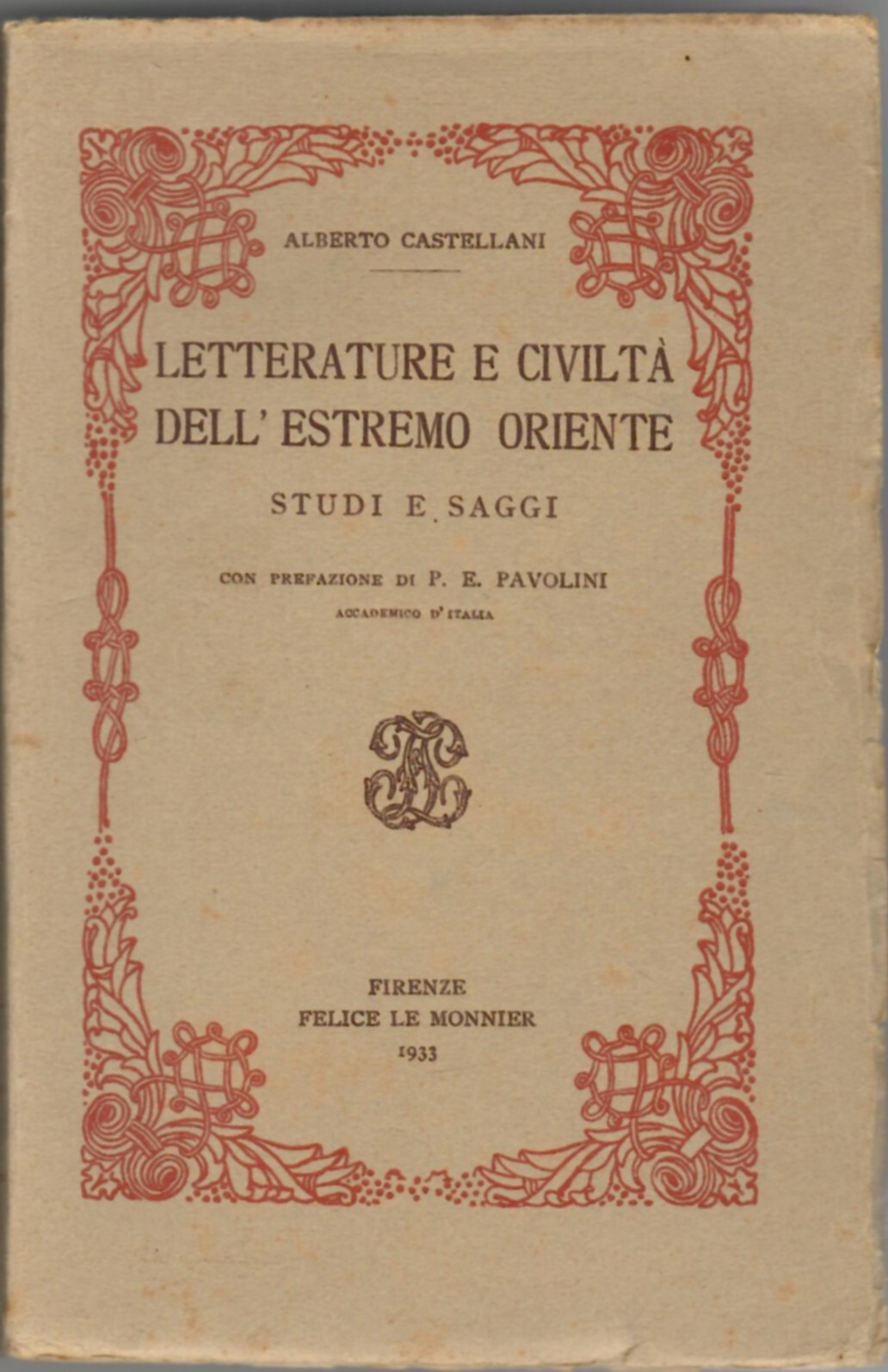 Letterature e civiltà dell'estremo oriente