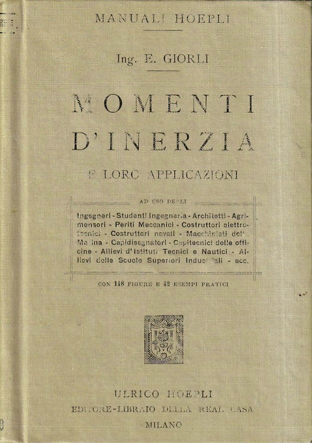 Momenti d'inerzia e loro applicazione
