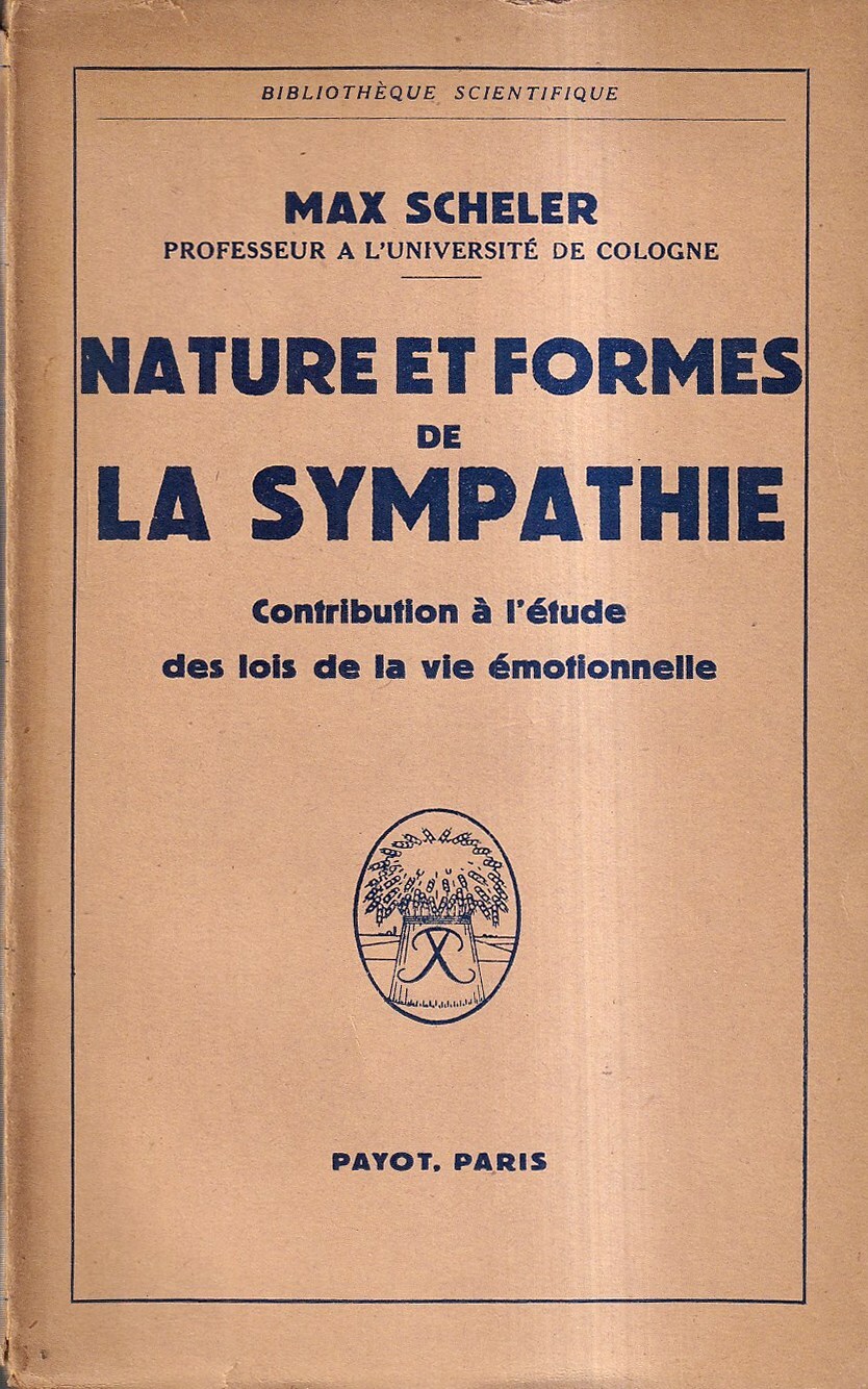 Nature et formes de la sympathie. Contribution à l'étude des …