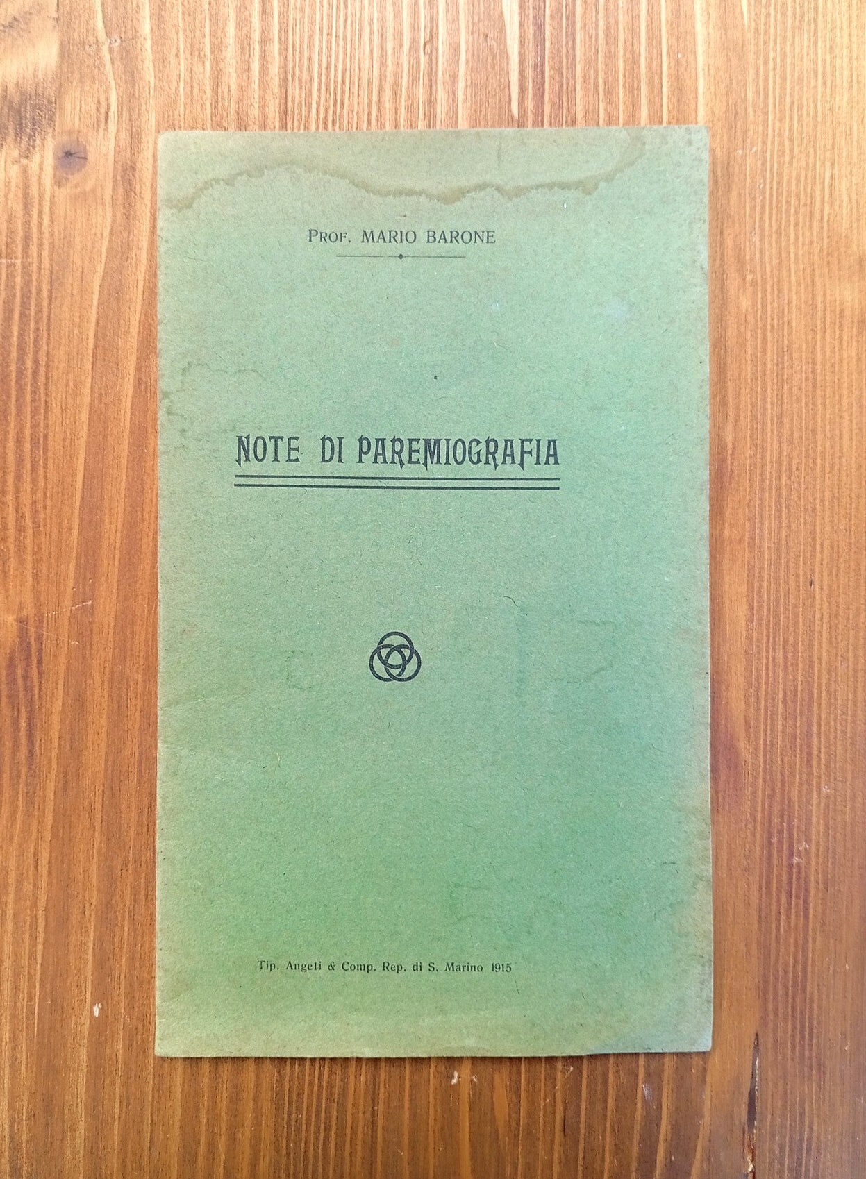 Note di paremiografia