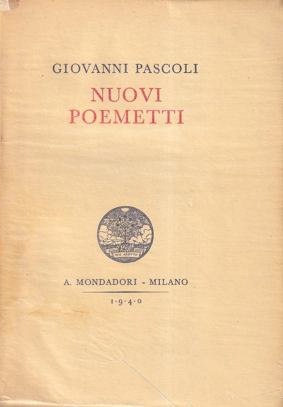 Nuovi poemetti