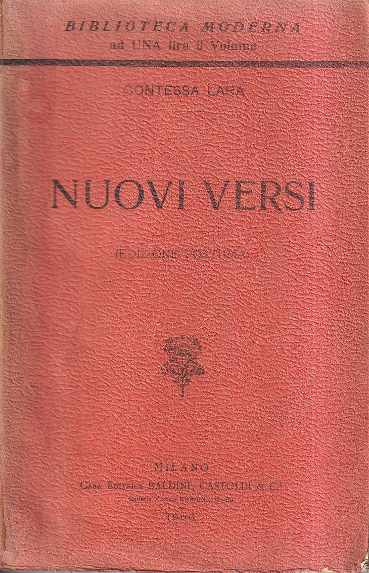 Nuovi versi (edizione postuma)