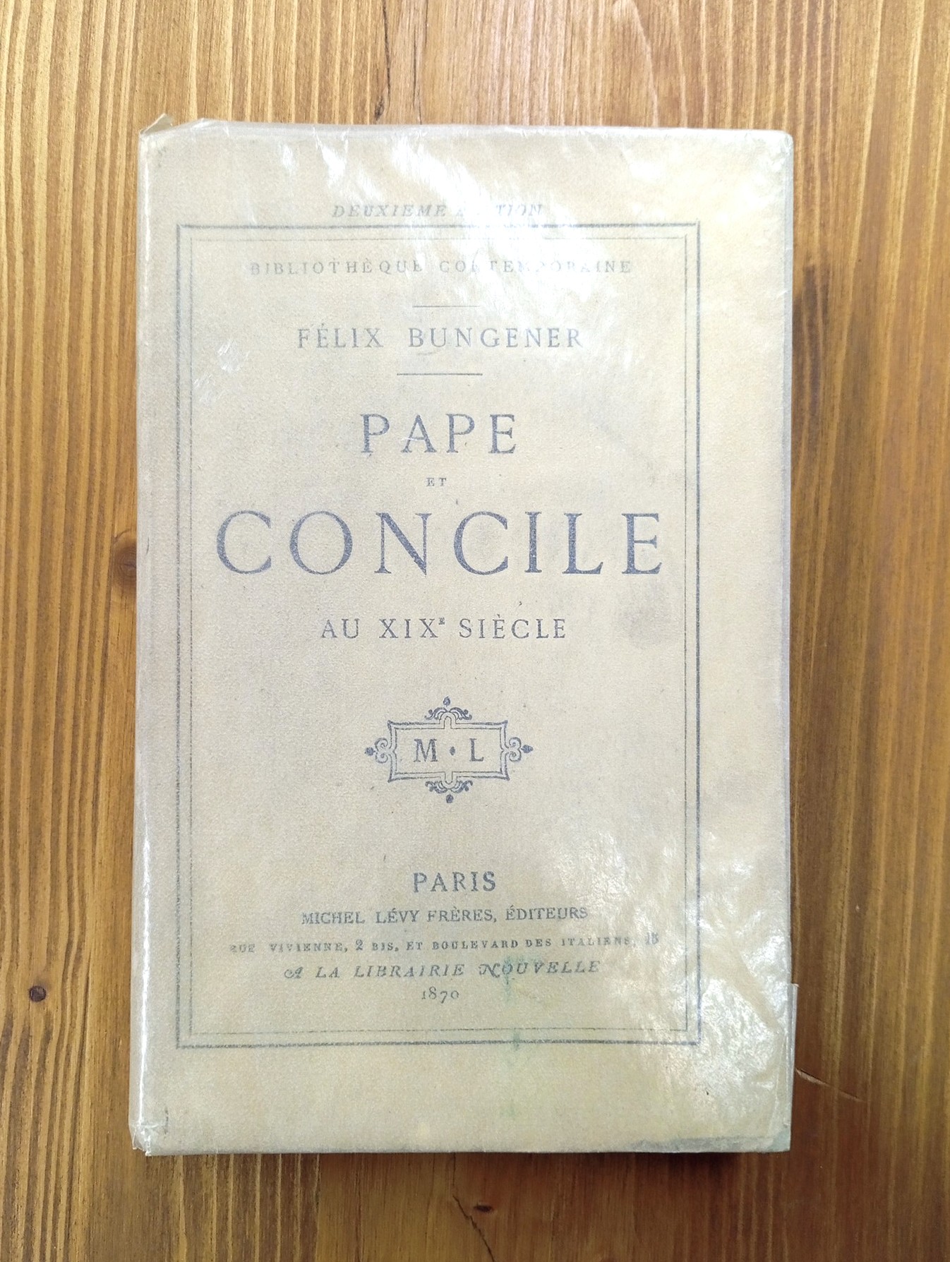Pape et Concile au XIXe siècle