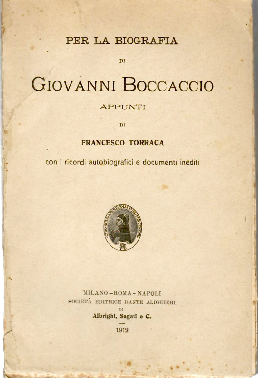 Per La Biografia Di Giovanni Boccaccio Appunti Di Francesco Torraca …