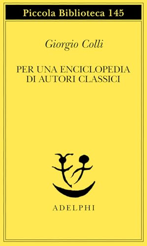 Per una enciclopedia di autori classici