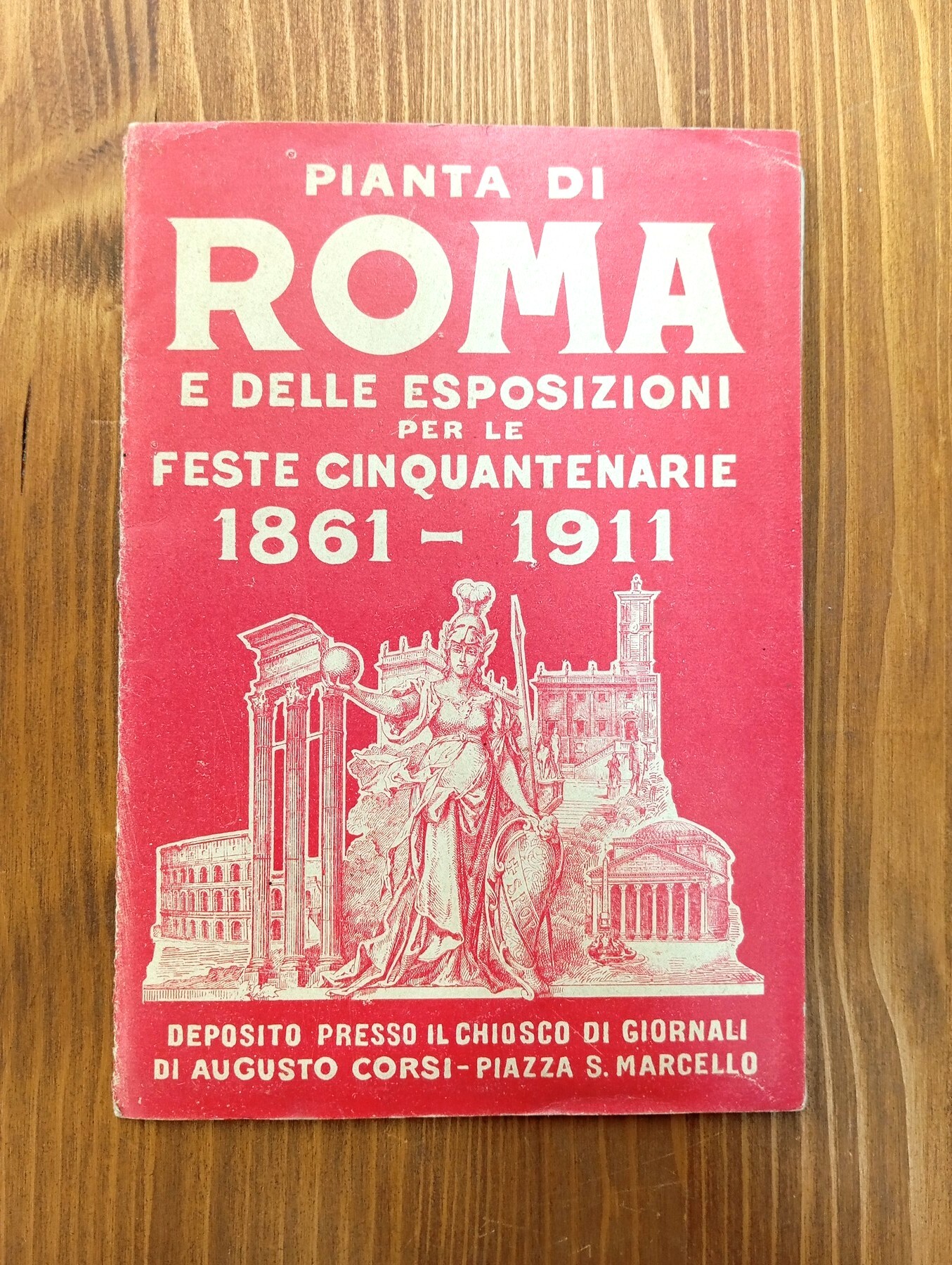 Pianta di Roma e delle Esposizioni per le feste cinquantenarie, …