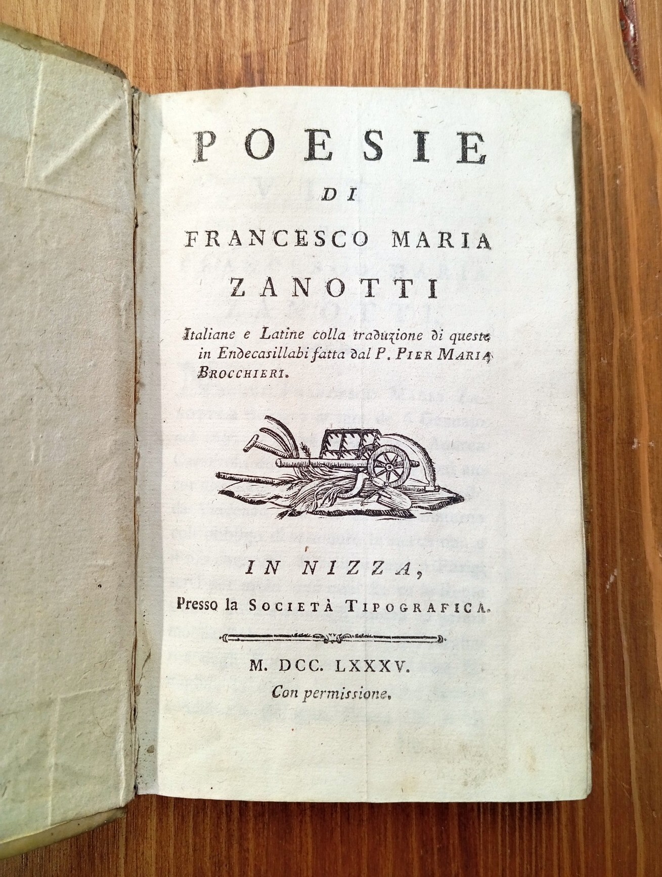 Poesie italiane e latine colla traduzione di queste in endecasillabi …