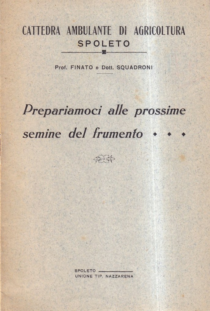 Prepariamoci alle prossime semine del frumento