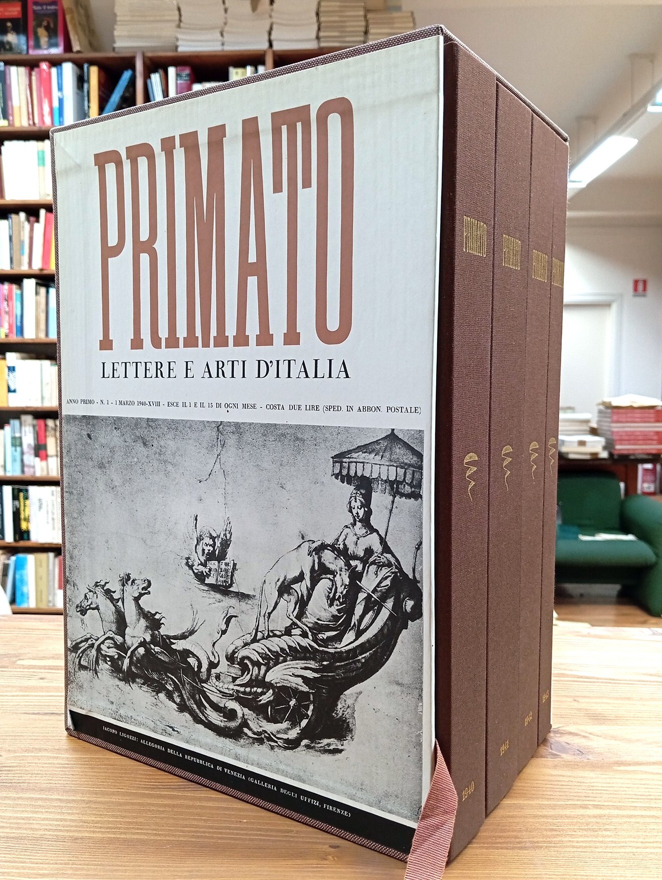 PRIMATO. Lettere e arti d'Italia - Collezione completa: 1940-1941-1942-1943 (ristampa …