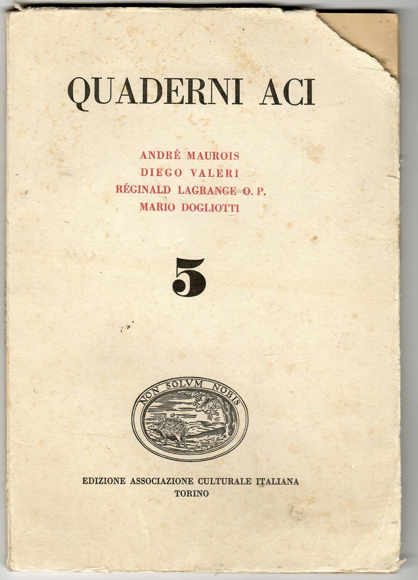 Quaderni ACI 5