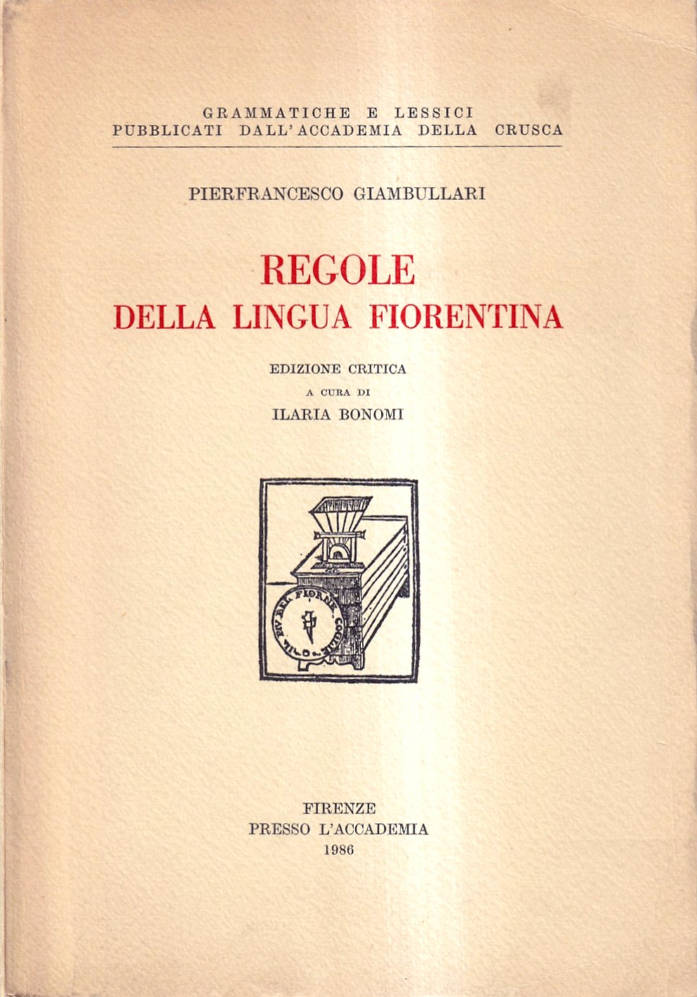 Regole della lingua fiorentina