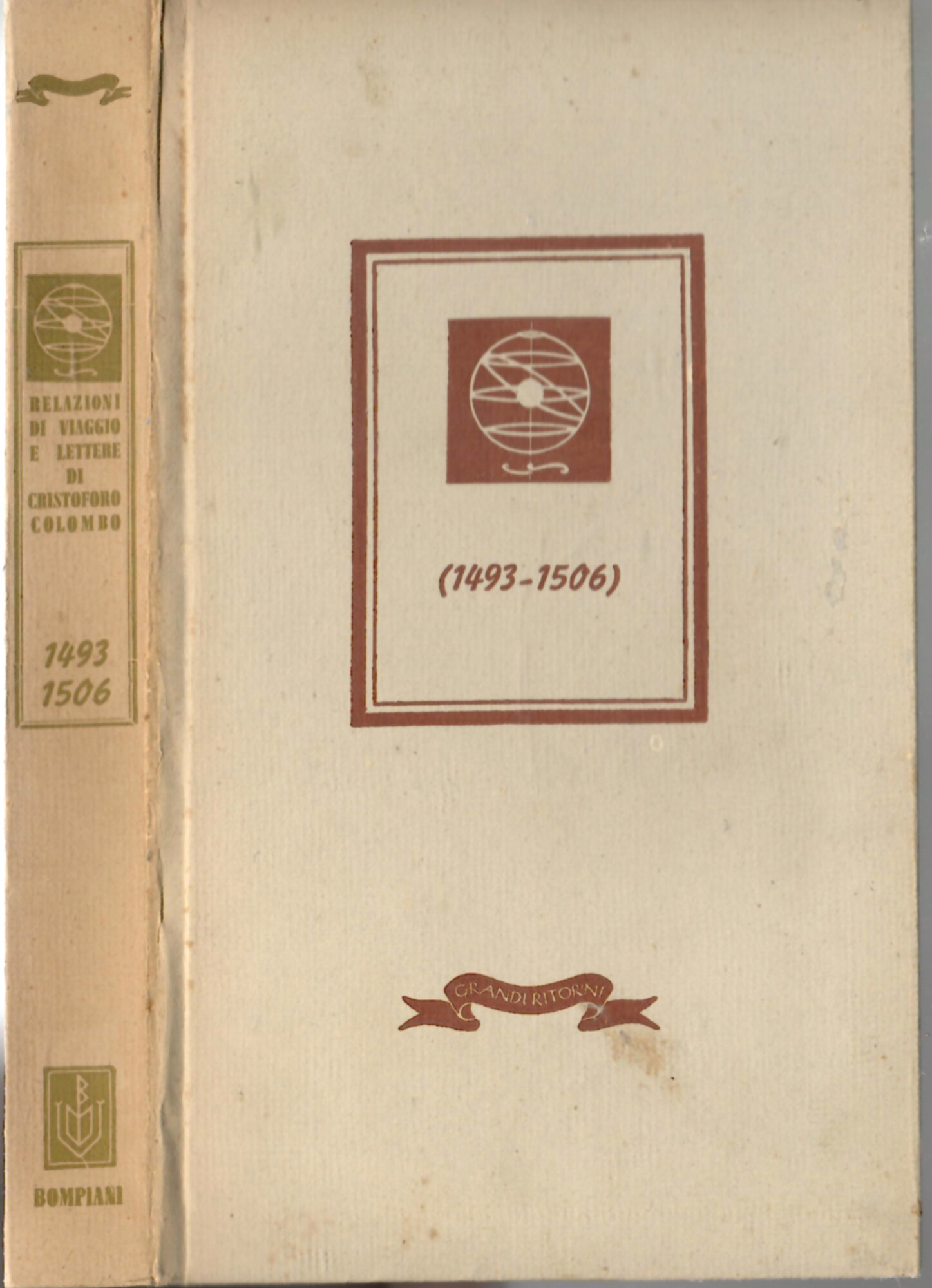 Relazioni di viaggio e lettere di Cristoforo Colombo (1493-1506)