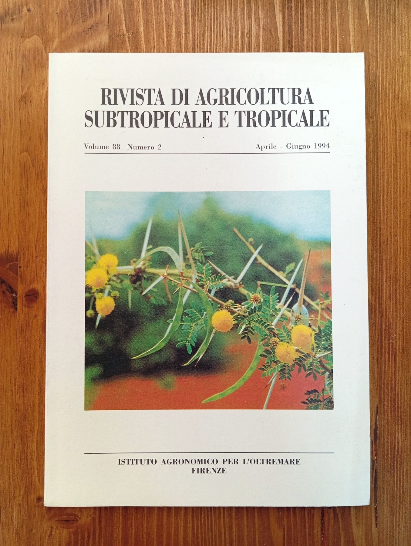 Rivista di agricoltura subtropicale e tropicale - vol. 88, n. …