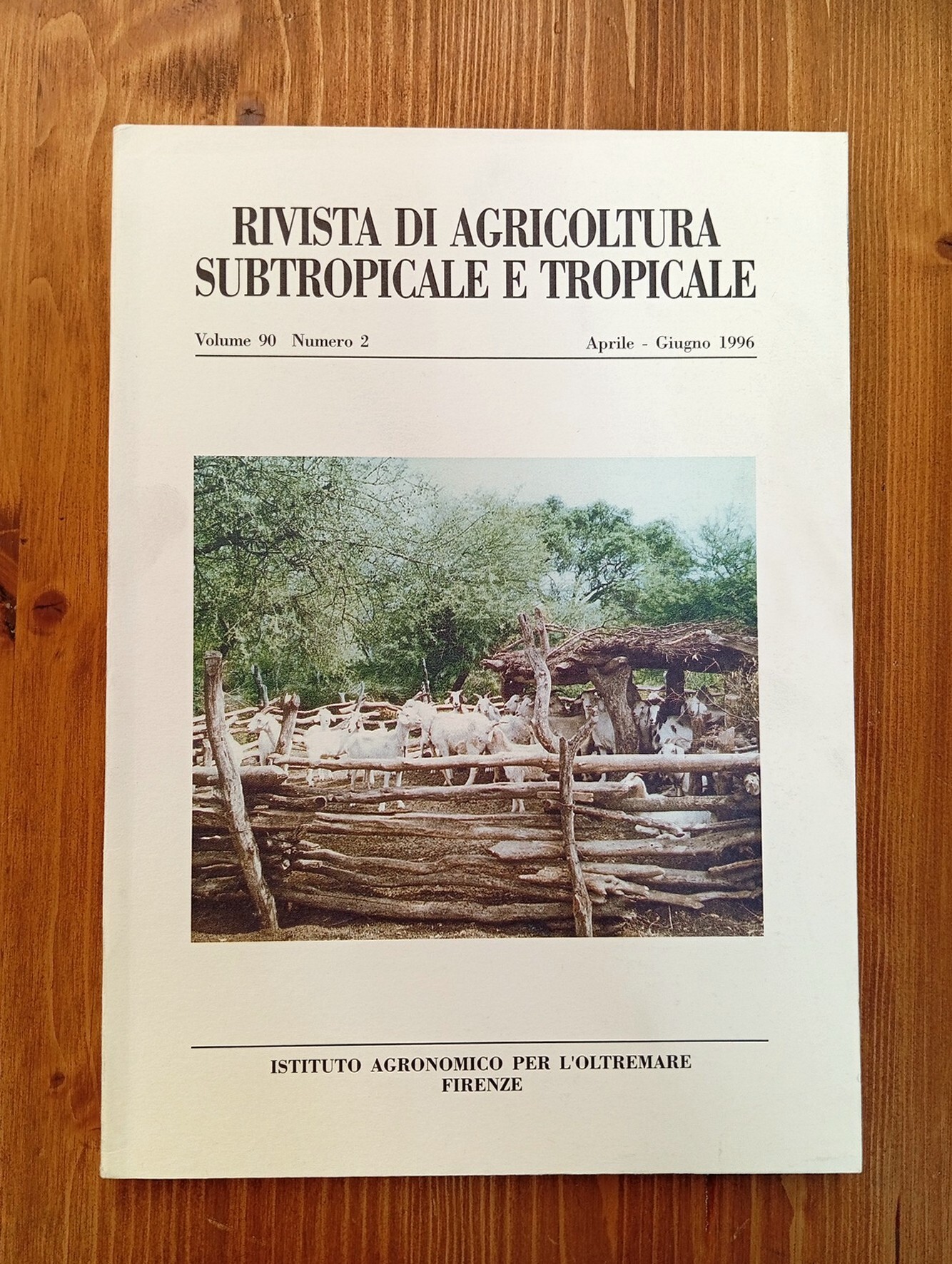 Rivista di agricoltura subtropicale e tropicale - vol. 90 n. …
