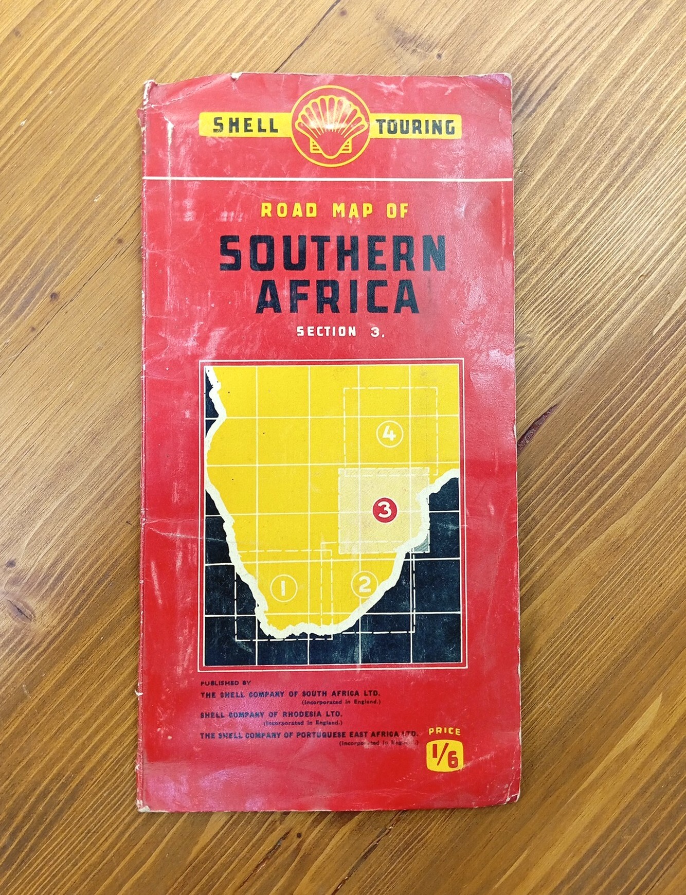 Road Map of Southern Africa. Section 3