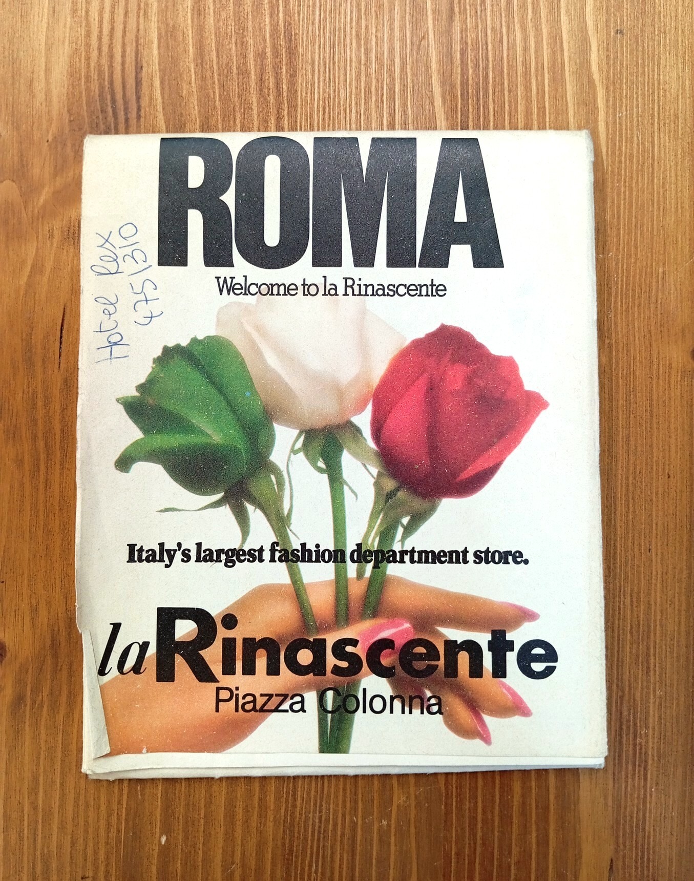 Roma. Welcome to La Rinascente [cartina]