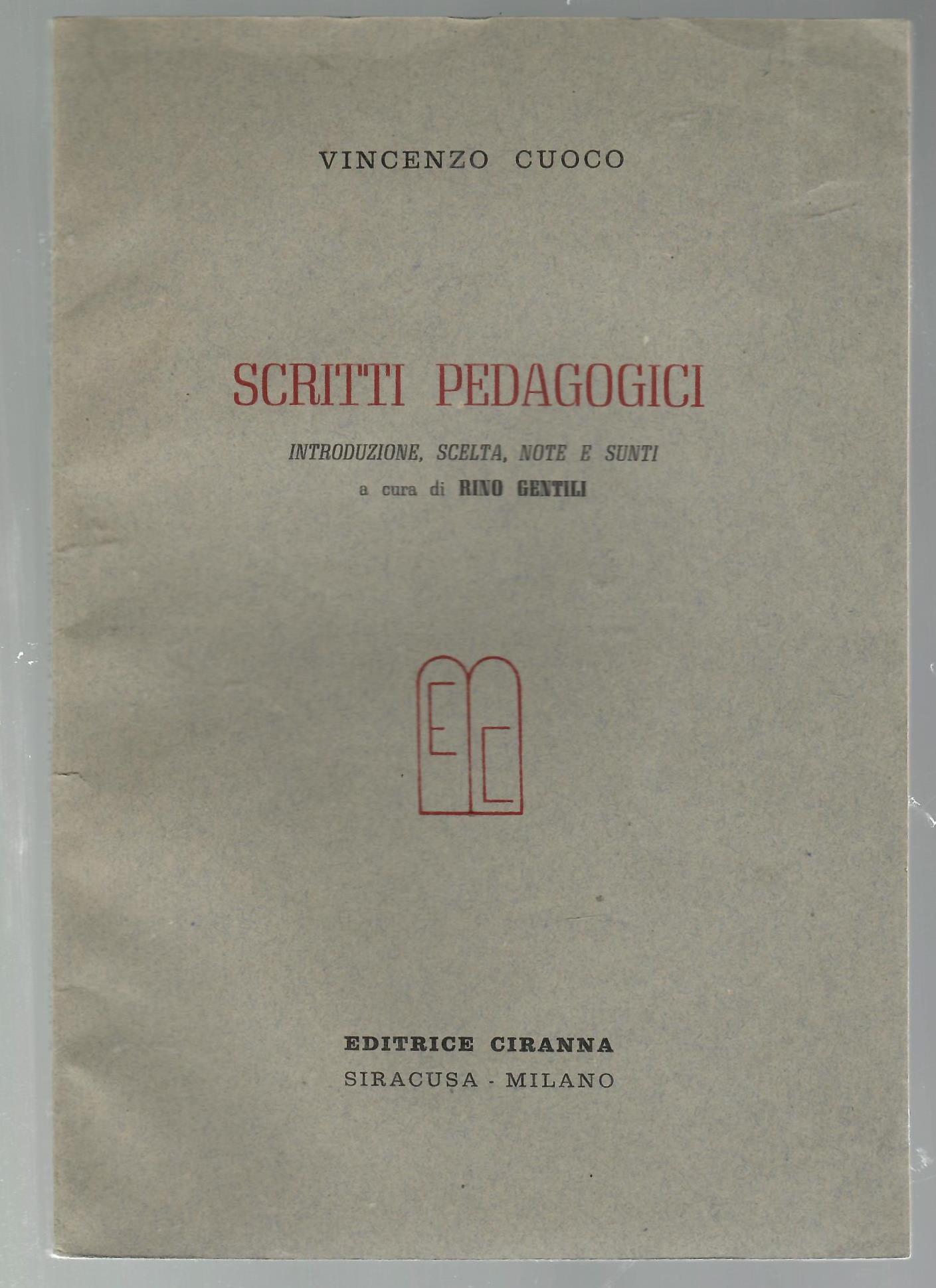Scritti pedagogici