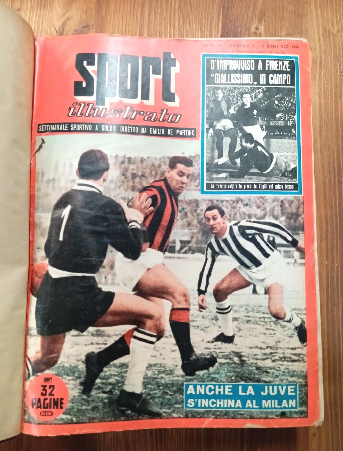 SPORT ILLUSTRATO. Settimanale sportivo a colori - anno 44, 1955 …