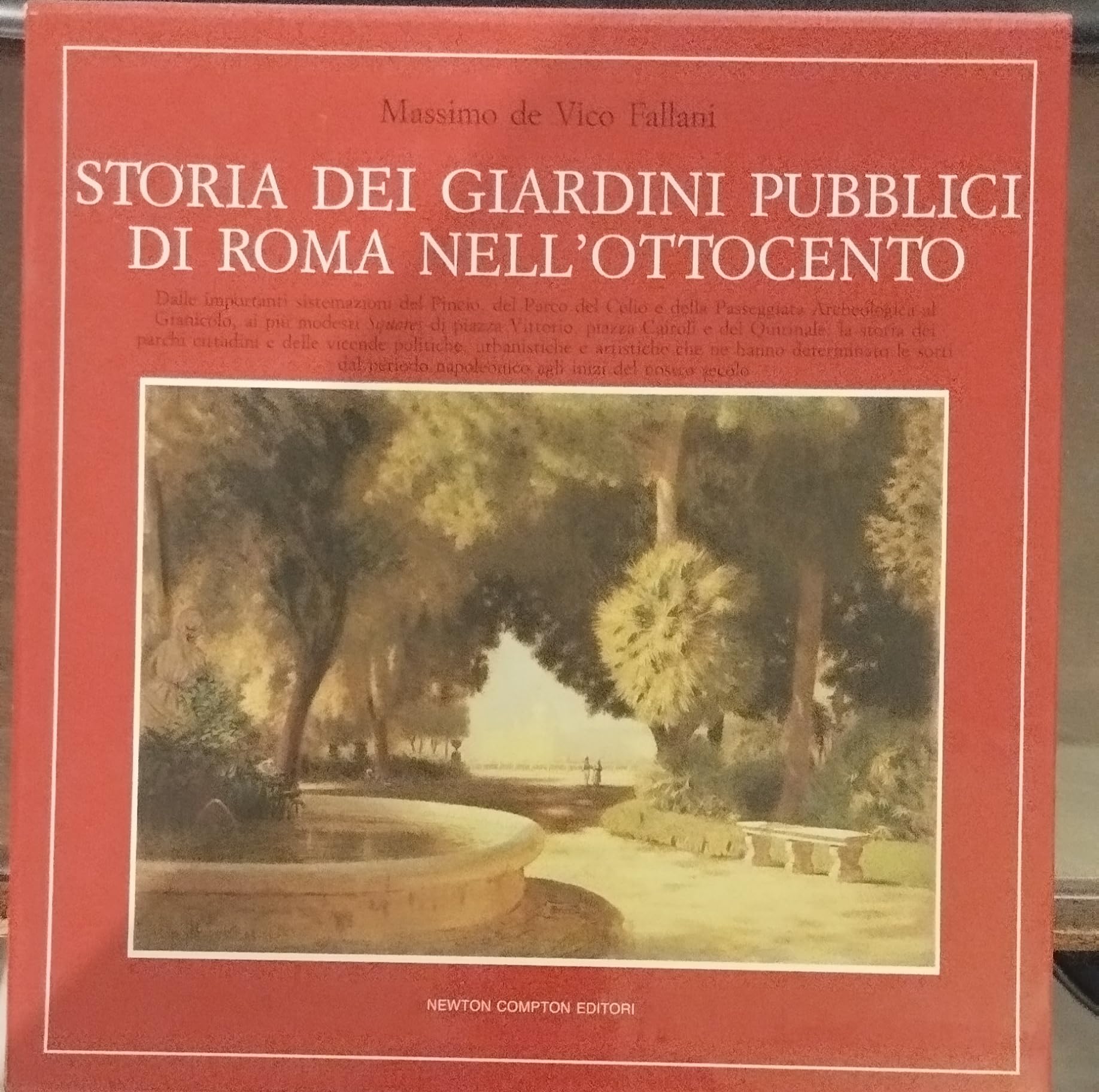 Storia dei giardini pubblici di Roma nell'Ottocento