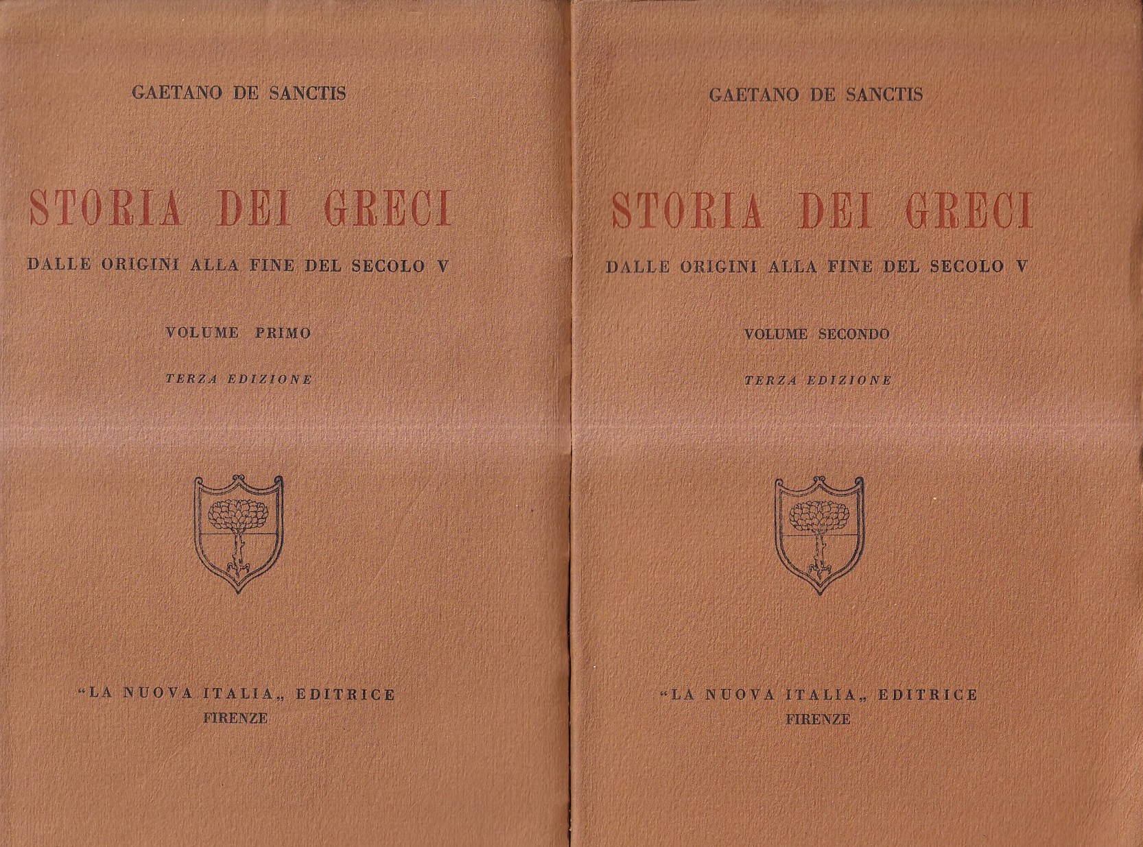 Storia dei Greci dalle Origini alla Fine del V Secolo. …