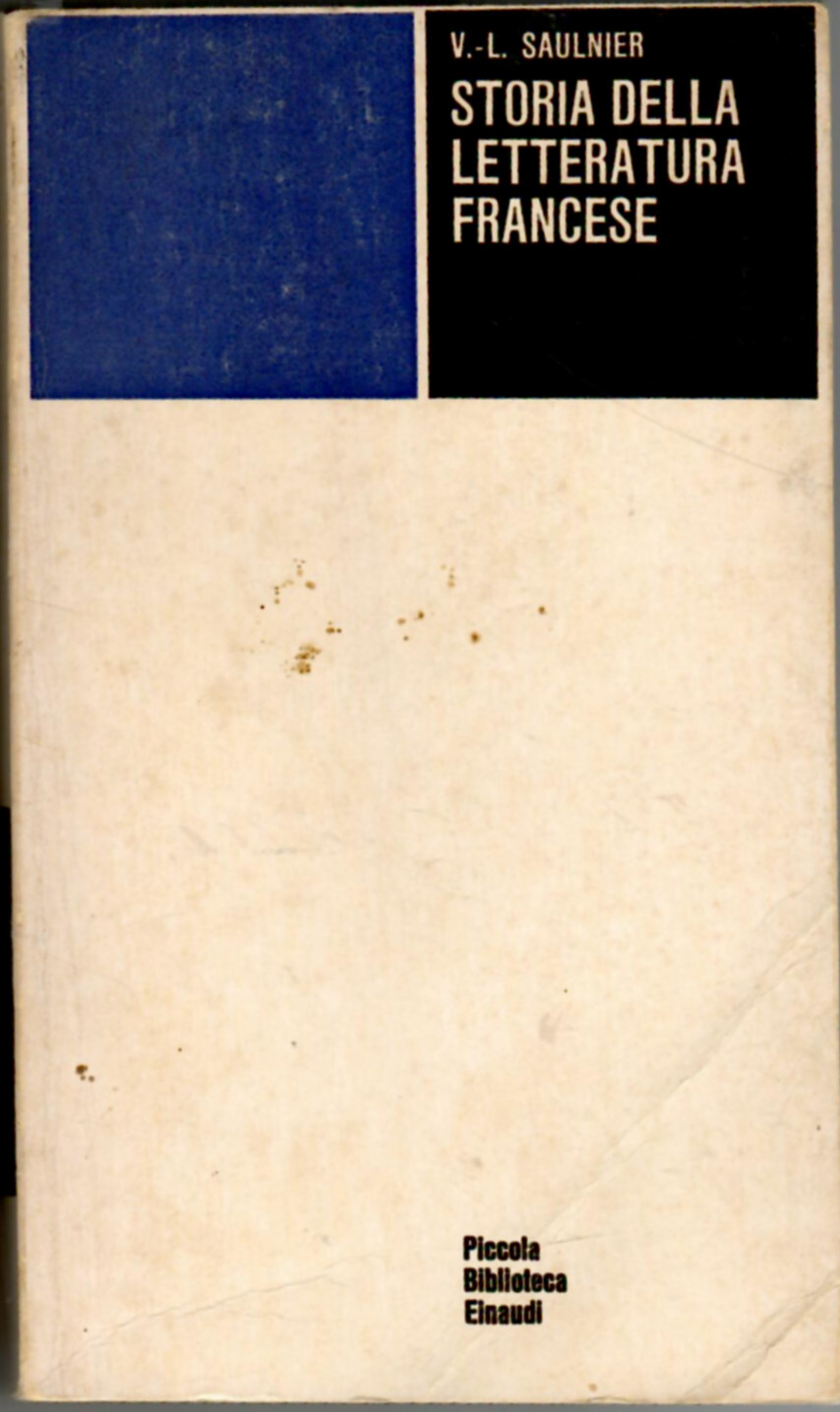 Storia della letteratura francese