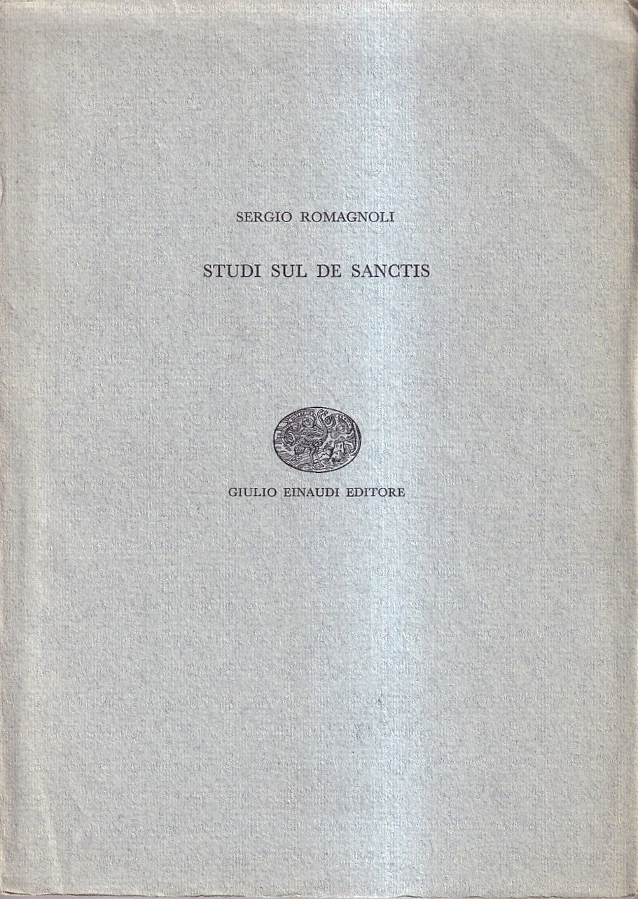Studi sul De Sanctis