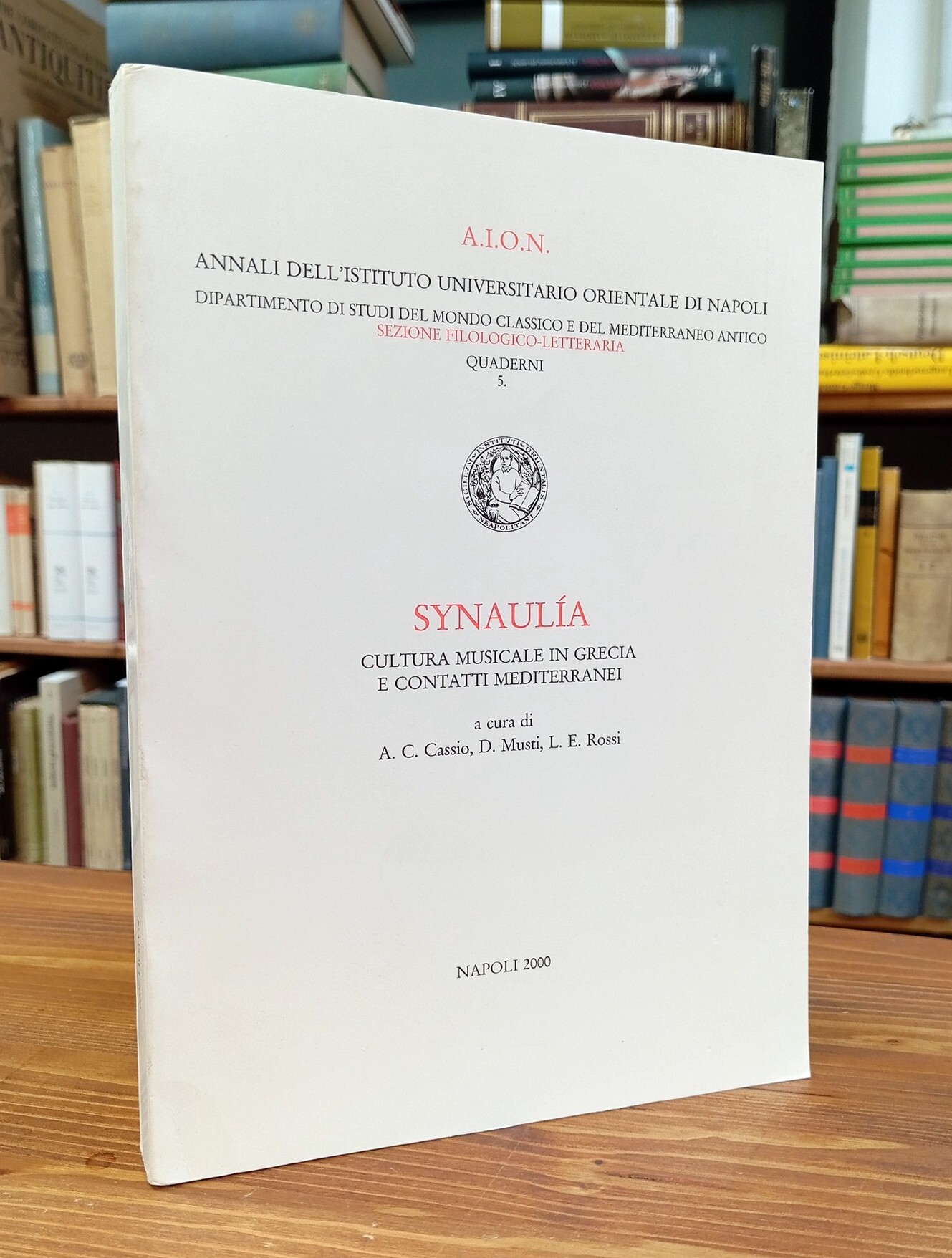 Synaulía. Cultura musicale in Grecia e contatti mediterranei