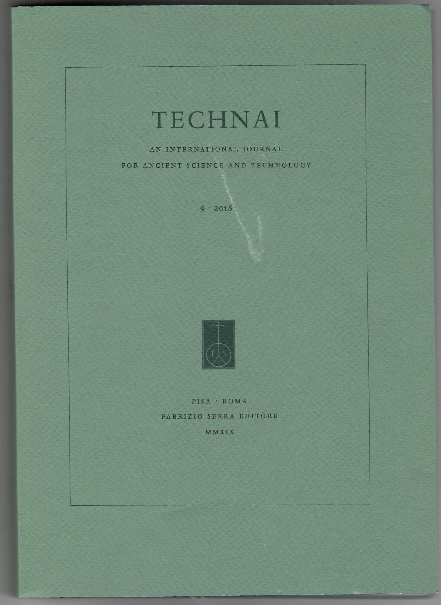 TECHNAI. An International Journal for Ancient Science and Technology 9 …