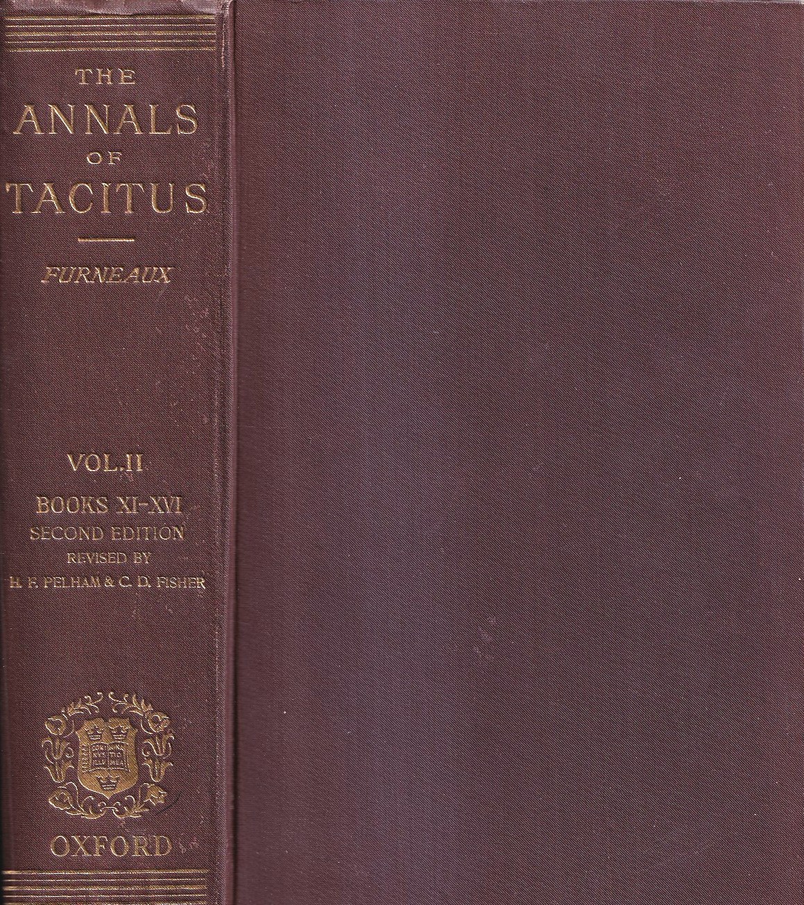 The Annals of Tacitus (Annalium ab excessu Divi Augusti Libri) …