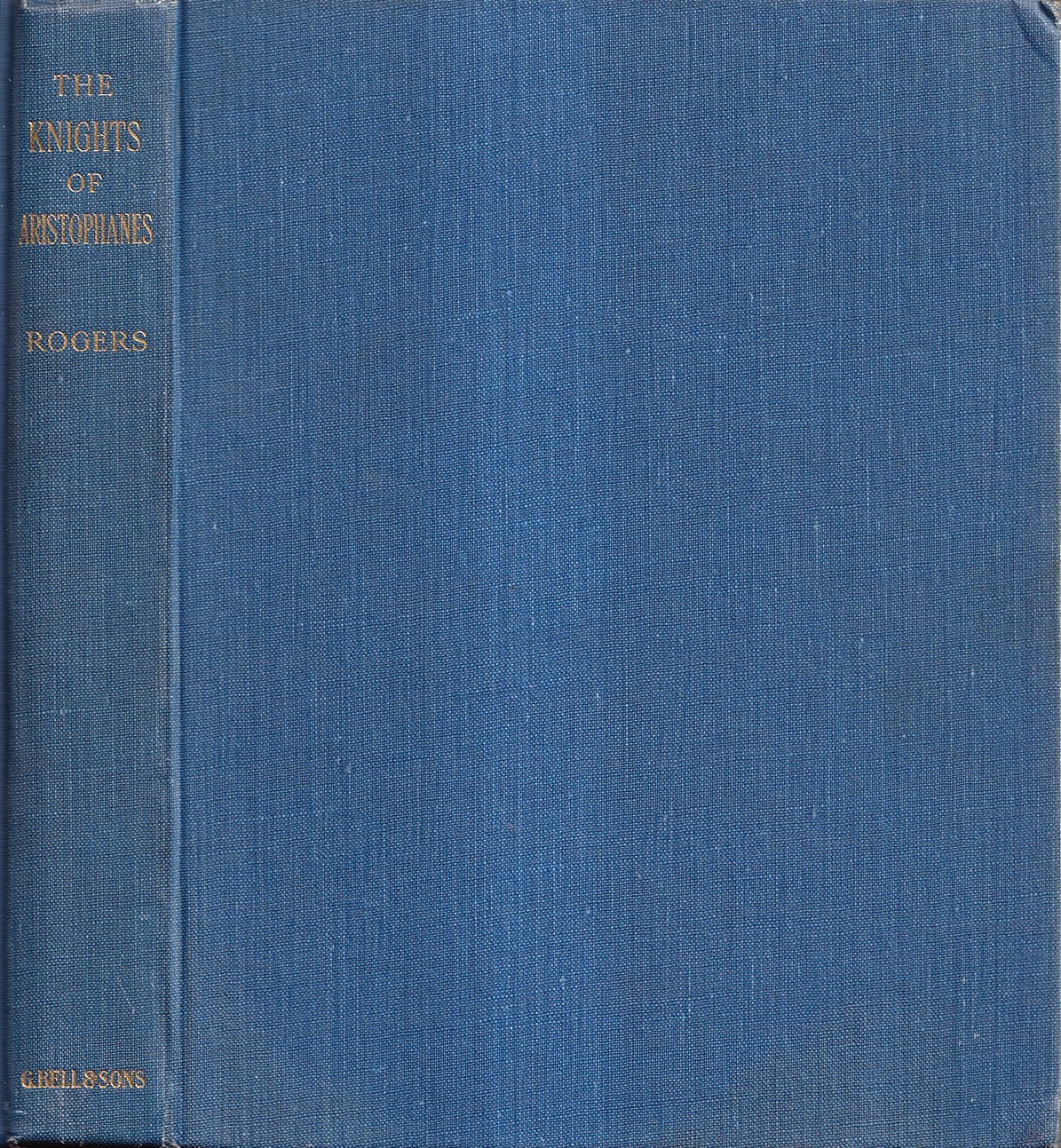 The Knights of Aristophanes: The Greek Text Revised