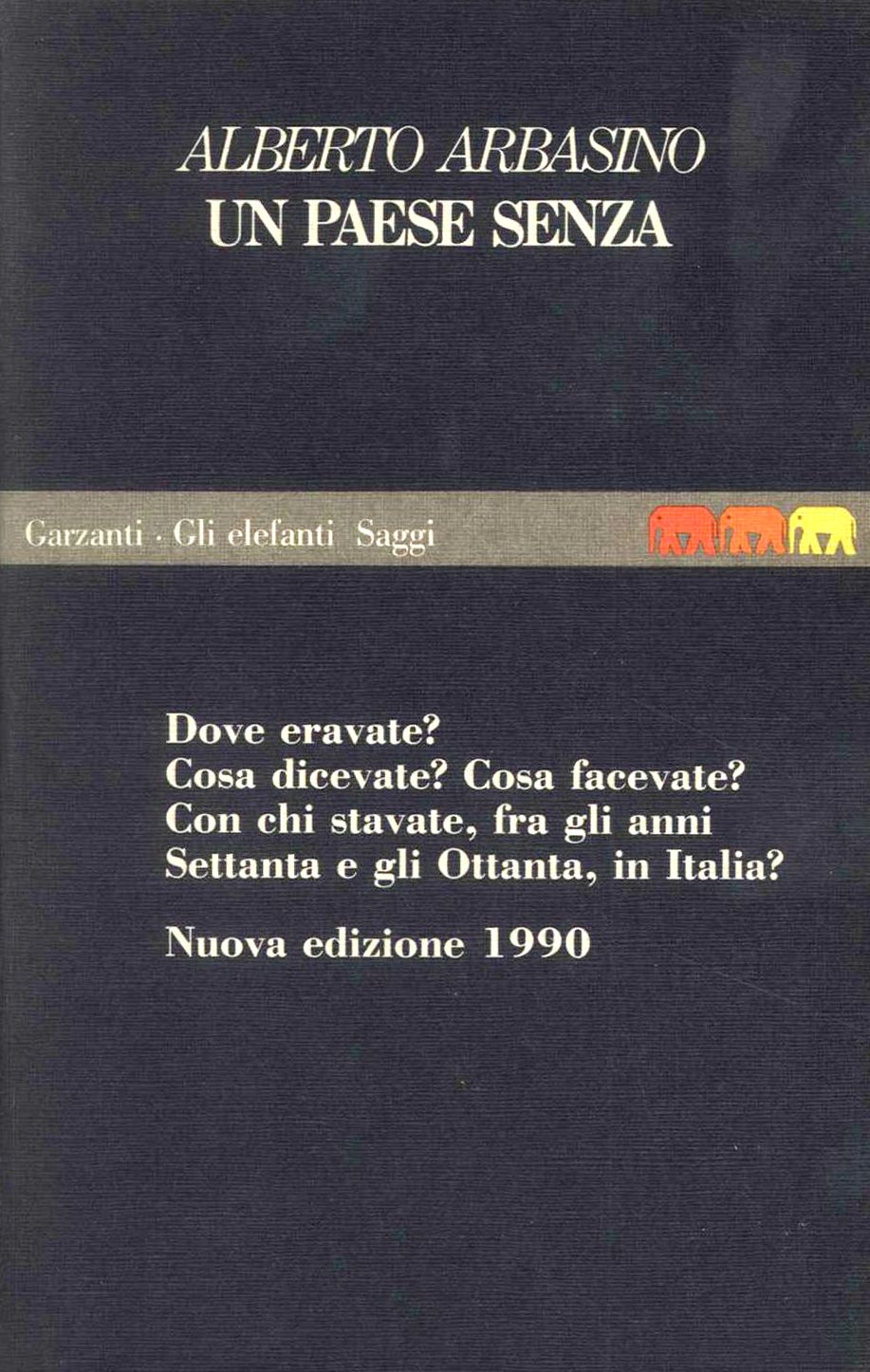 Un paese senza (Nuova edizione 1990)