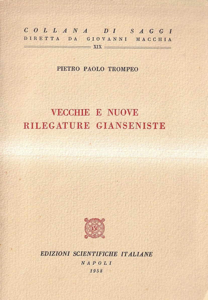 Vecchie e nuove rilegature gianseniste