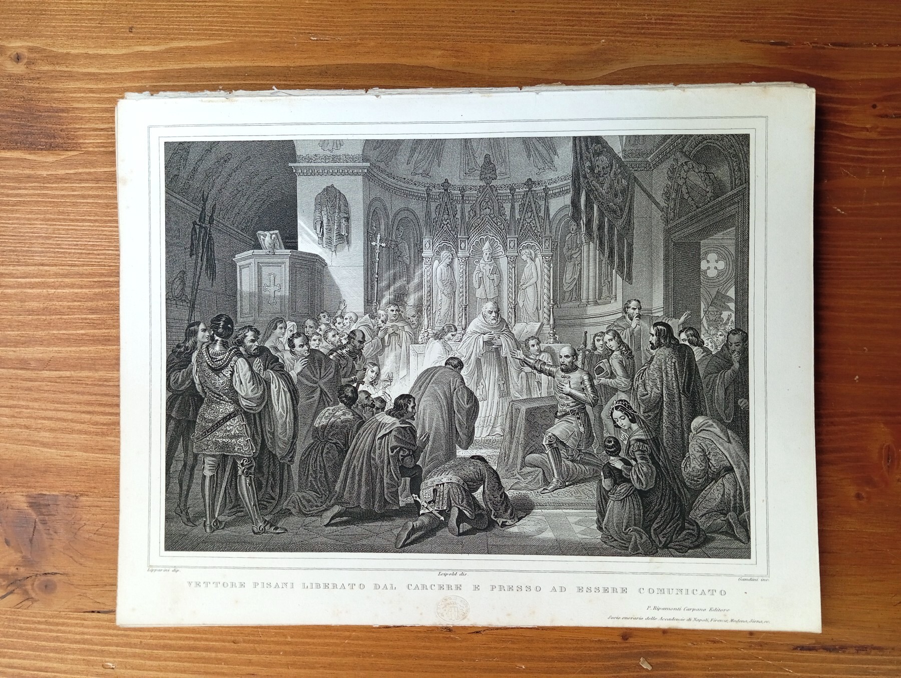 Vettore Pisani liberato dal carcere e presso ad essere comunicato …