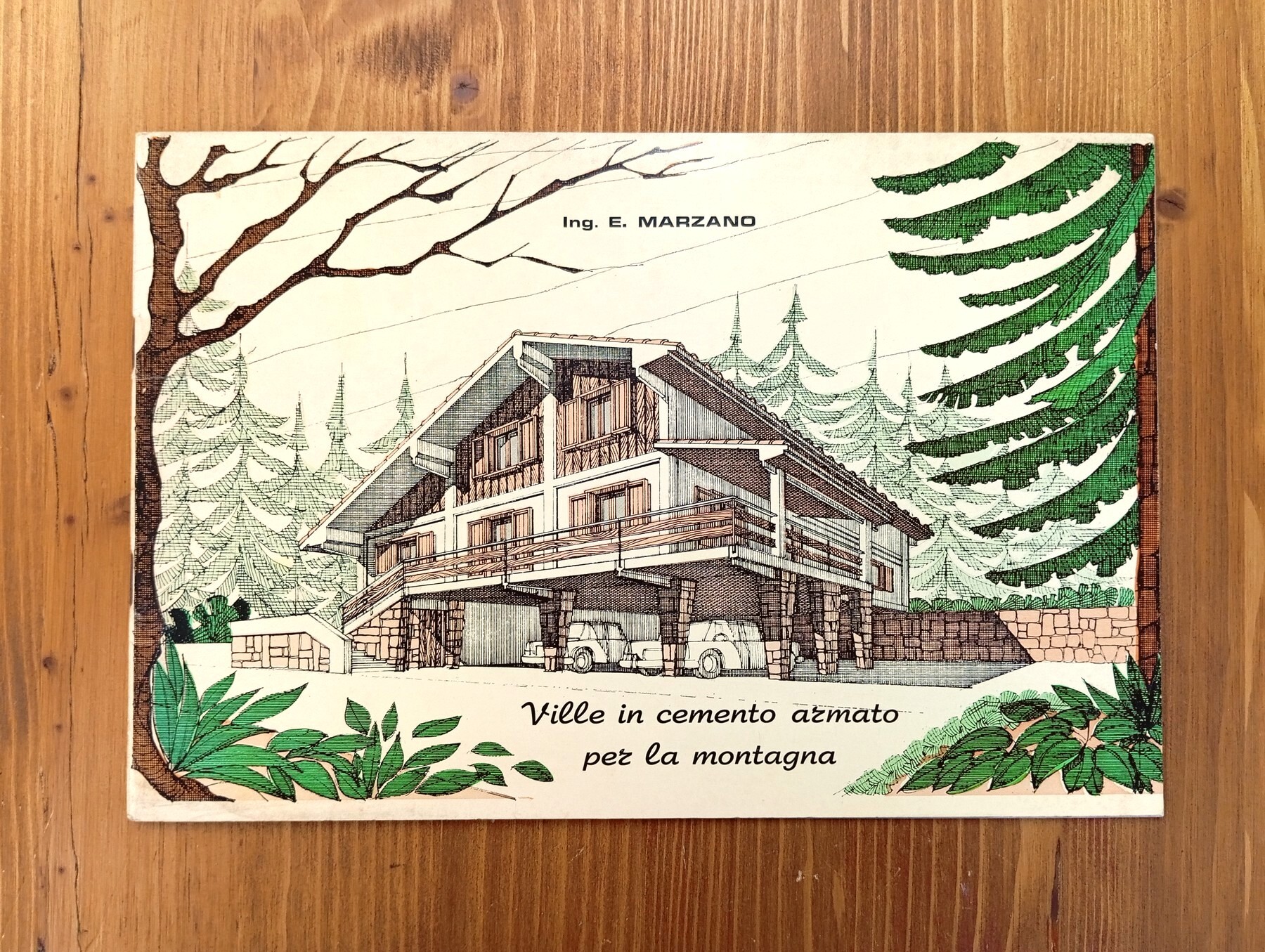 Ville in cemento armato per la montagna