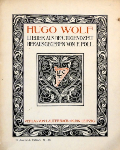 Lieder aus der Jugendzeit herausgegeben von F. Foll. 12. "Ernst …