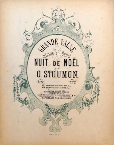 Grande valse extraite du ballet Nuit de Noël. No. 1. …