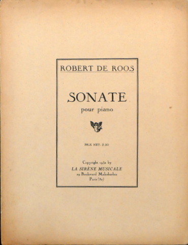 Sonate pour piano