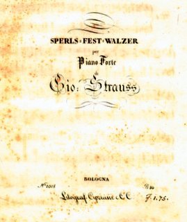 [Op. 30] Sperls-Fest-Walzer per piano forte di Gio. Strauss