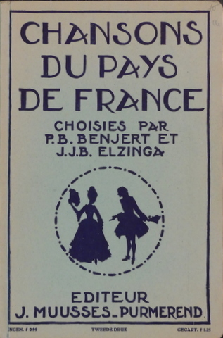 Chansons du pays de France. Choisies par P.B. Benjert et …