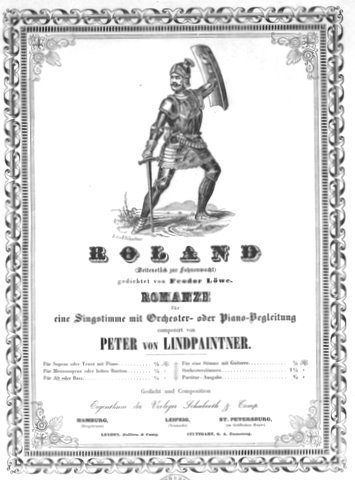 Roland (Seitenstück zur Fahnenwacht). Gedichtet von Feodor Löwe. Romanze für …