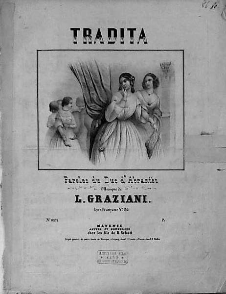 Tradita. Paroles du Duc d`Abrantès (Lyre Française No. 165)