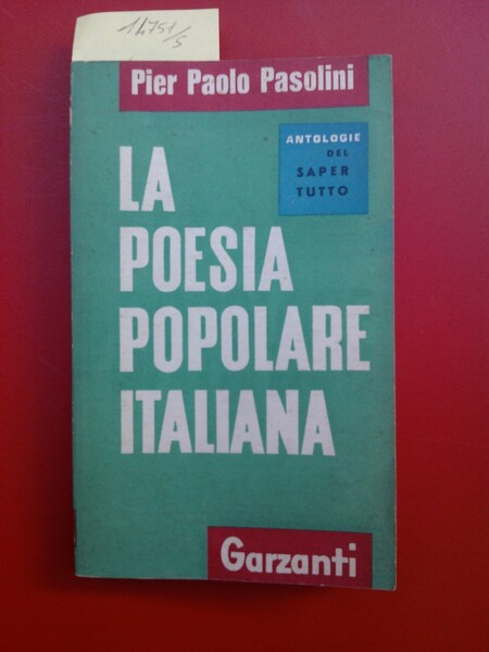 Poesia popolare italiana. (La)