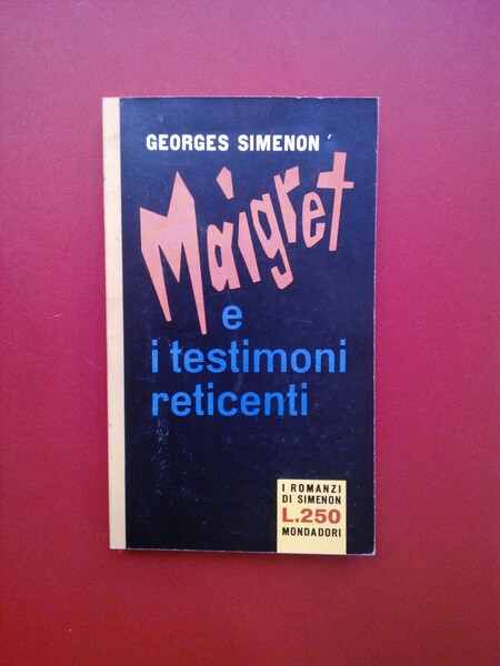 Maigret e i testimoni reticenti
