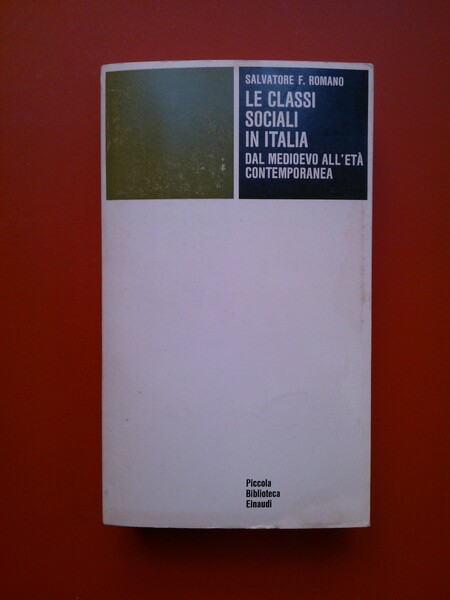 Le classi sociali in Italia dal medioevo all'età contemporanea