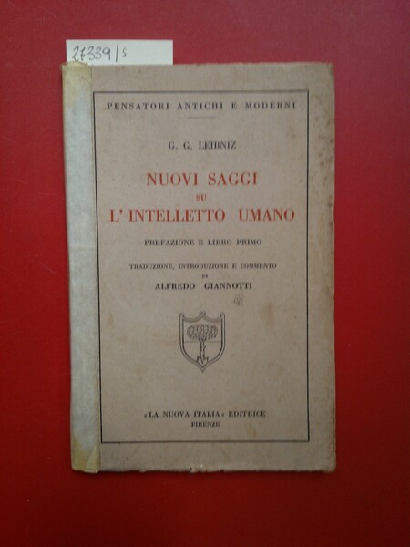 Nuovi saggi e L'intelletto umano prefazione e libro