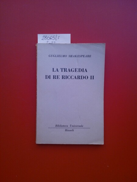 La tragedia di Re Riccardo II