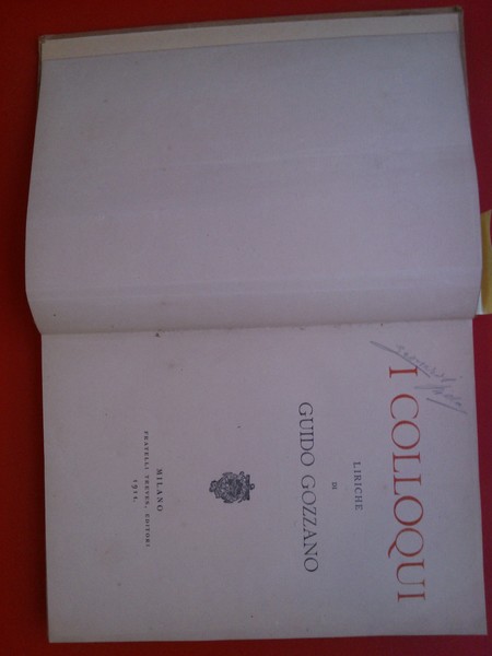 Colloqui. (I) liriche di Guido Gozzano