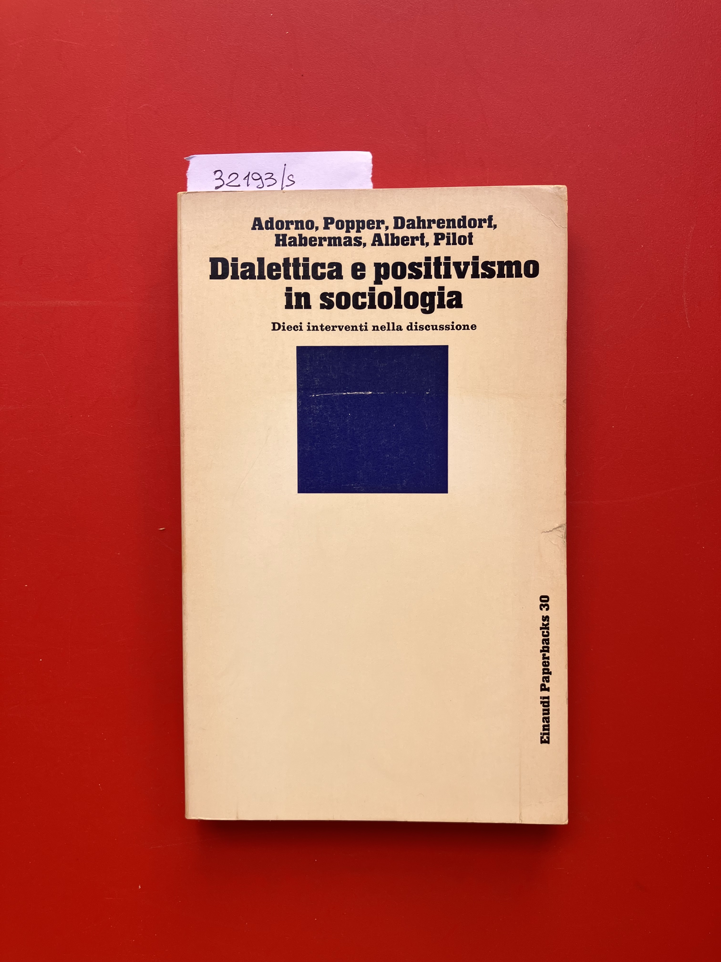 Dialettica e positivismo in sociologia