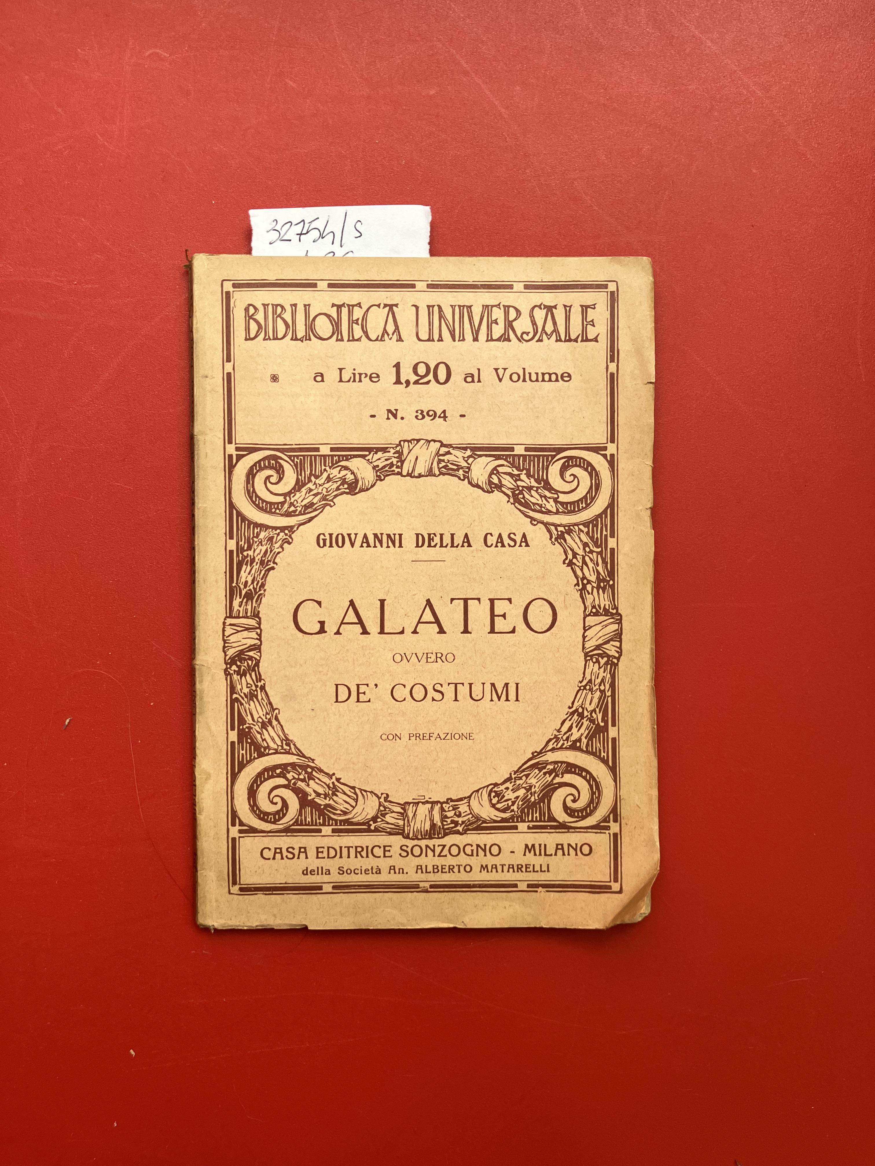 Galateo ovvero De' costumi