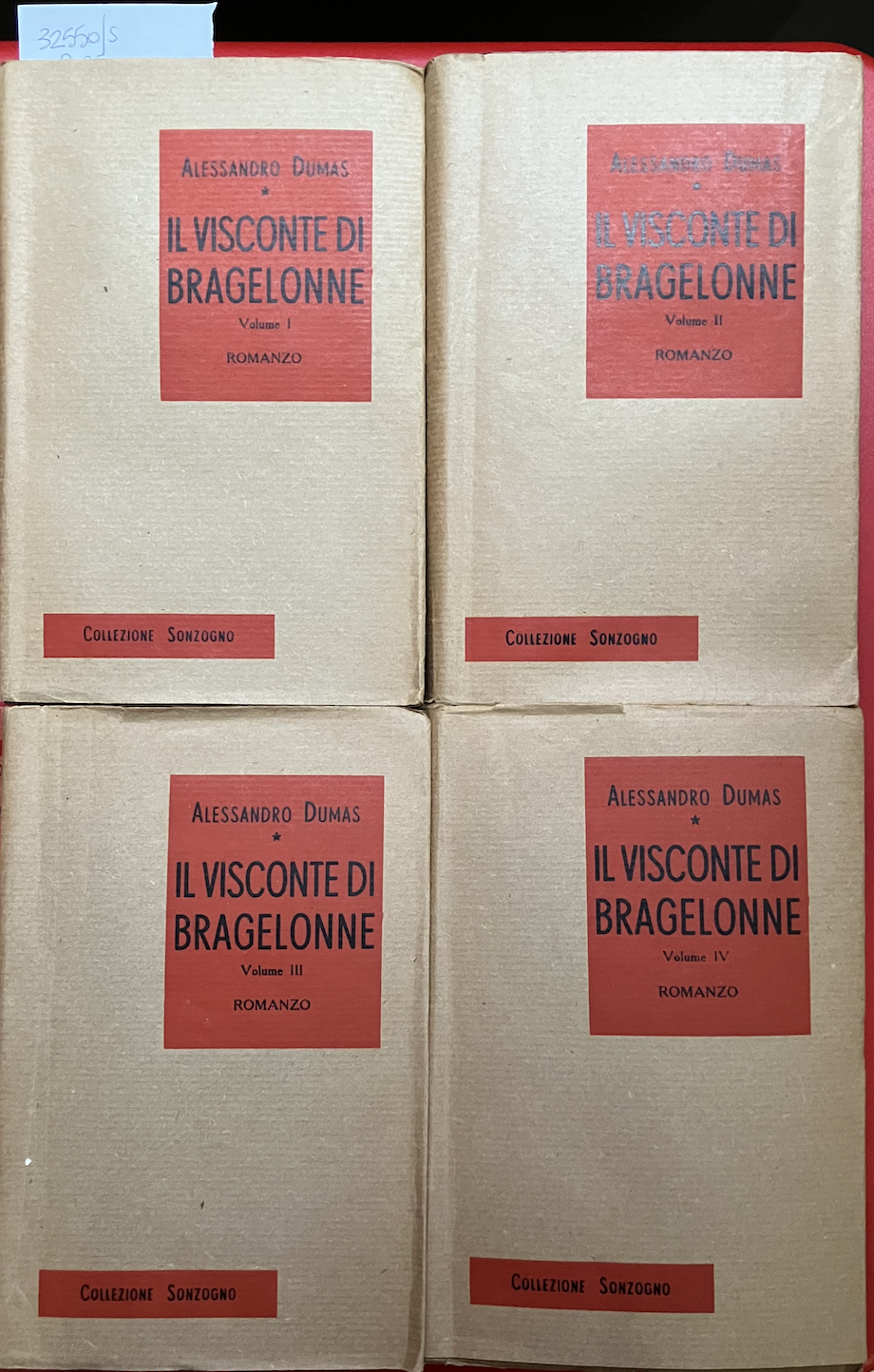 Il visconte di Bragelonne quattro volumi